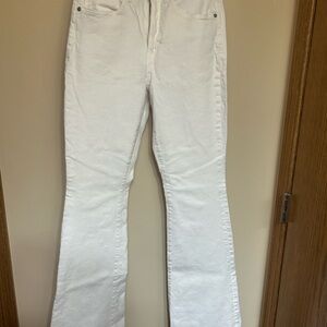 Women’s White Flare Jeans